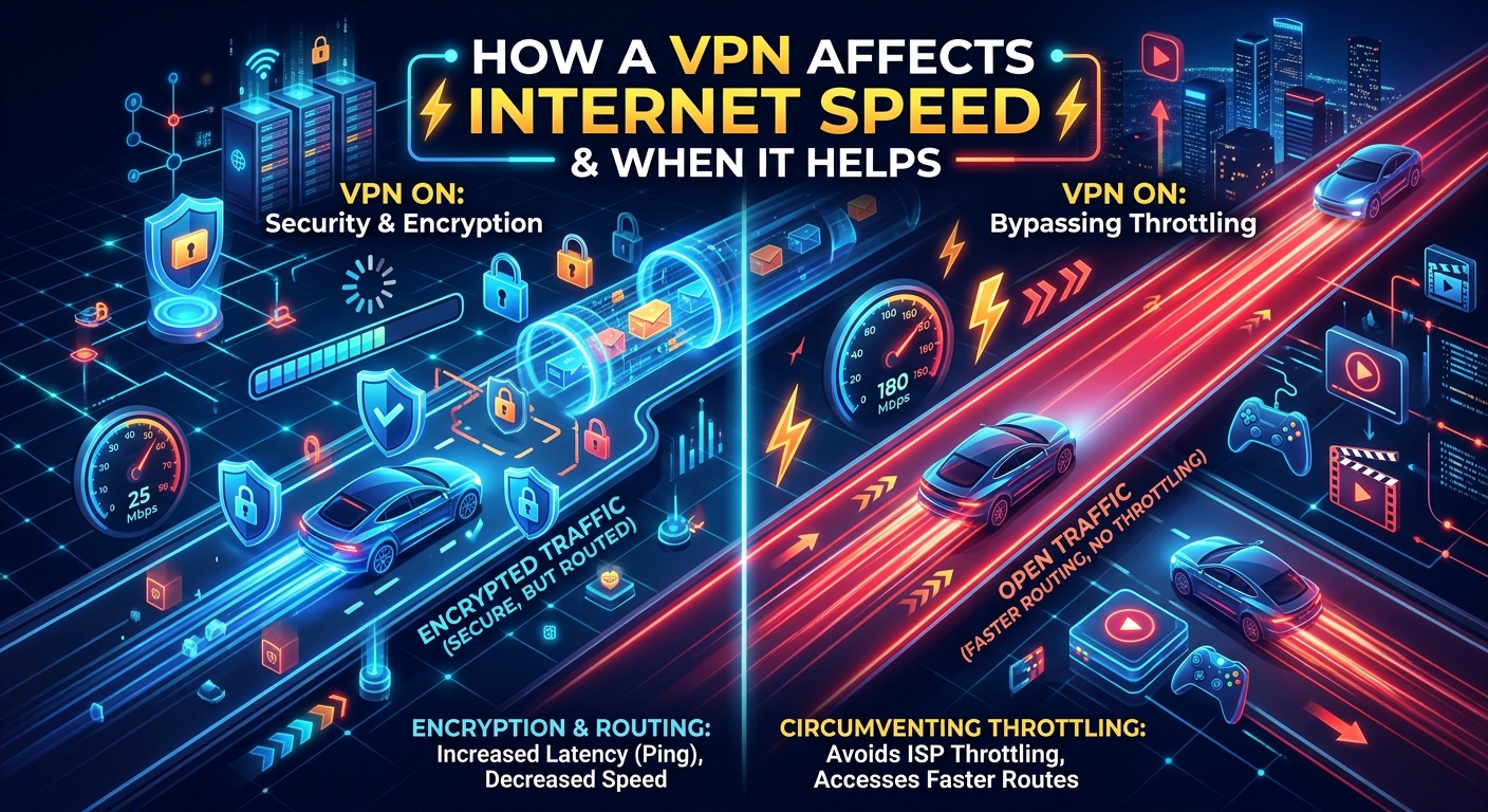 How a VPN Affects Your Internet Speed and When It Actually Helps