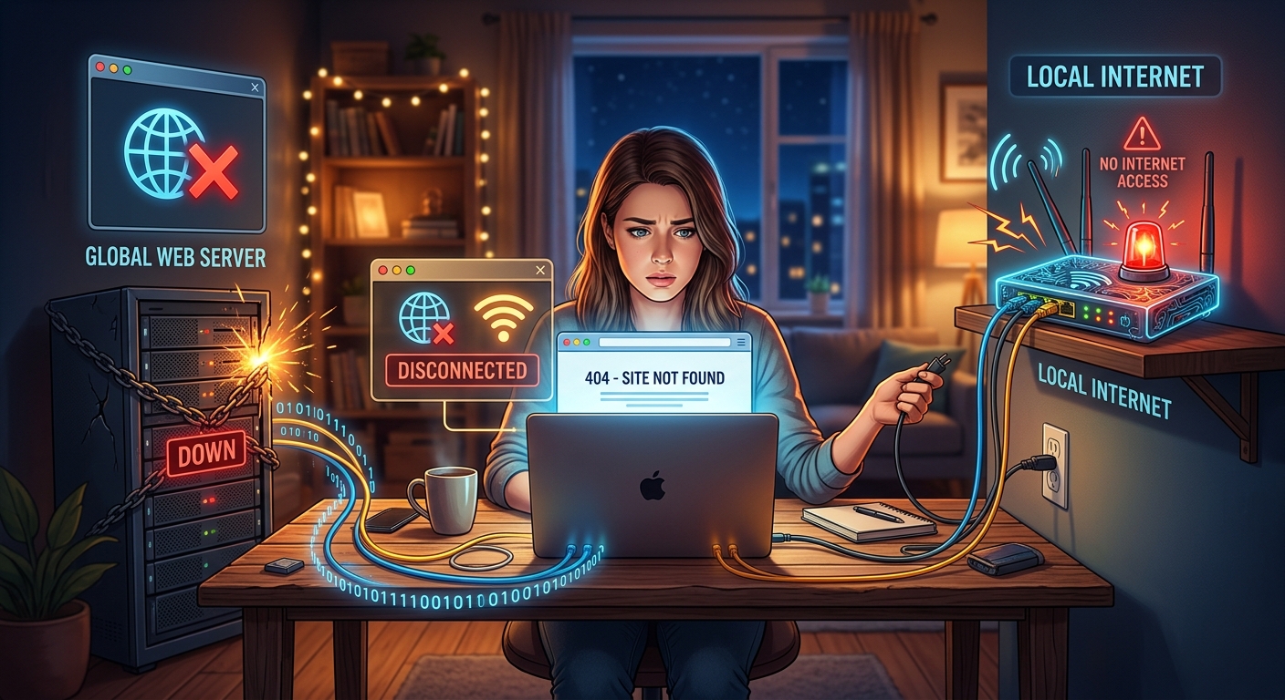 How to Tell If a Website Is Down or Your Internet Is the Problem